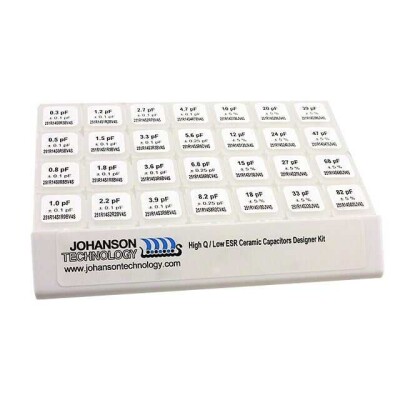 Ceramic Capacitor Kit 0.3pF ~ 82pF 250V Surface Mount, MLCC 1400 Pieces (28 Values - 50 Each) - 1