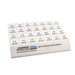 Ceramic Capacitor Kit 0.2pF ~ 30pF 50V Surface Mount, MLCC 1400 Pieces (28 Values - 50 Each) - Johanson Technology Inc.