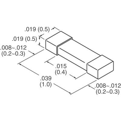 3 pF ±0.25pF 50V Ceramic Capacitor C0G, NP0 0402 (1005 Metric) - 2