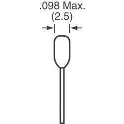82 pF ±5% 50V Ceramic Capacitor C0G, NP0 Radial - TDK Corporation (1)
