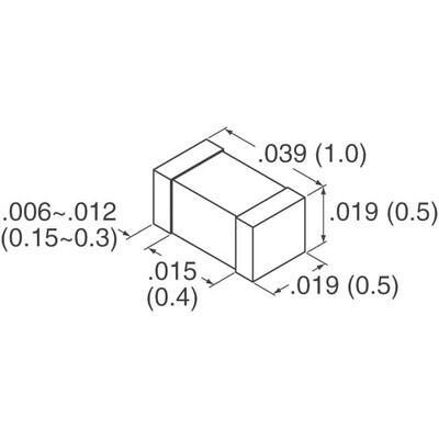 20 pF ±5% 50V Seramik Kapasitör / Kondansatör C0G, NP0 0402 (1005 Metrik) - 2