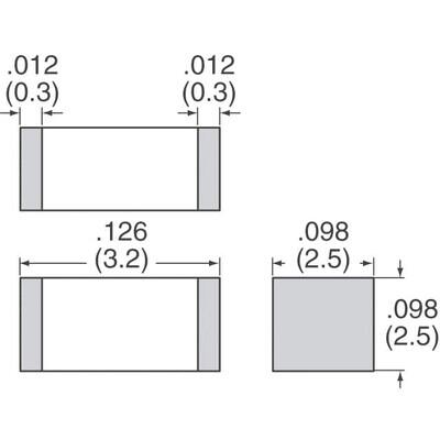 22 µF ±10% 25V Seramik Kapasitör / Kondansatör X6S 1210 (3225 Metrik) - 2