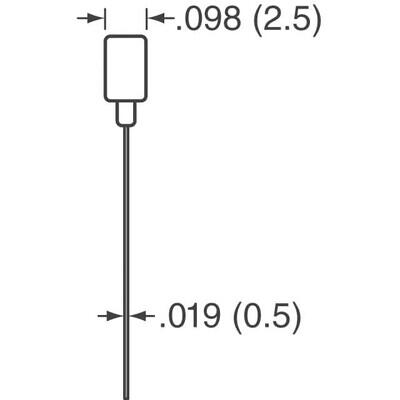 0.1 µF ±10% 25V Seramik Kapasitör / Kondansatör X7R Radyal - 2
