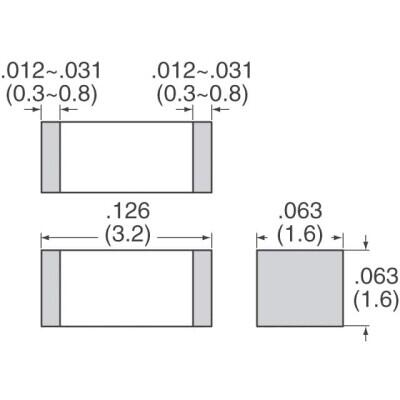 4.7 µF ±10% 50V Ceramic Capacitor X7R 1206 (3216 Metric) - 2
