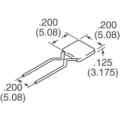 0.33 µF ±10% 50V Seramik Kapasitör / Kondansatör X8R Radyal - 2