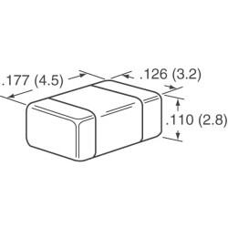 6.8 µF ±20% 50V Seramik Kapasitör / Kondansatör X7R 1812 (4532 Metrik) - 3