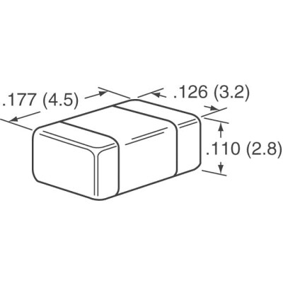 6.8 µF ±20% 50V Seramik Kapasitör / Kondansatör X7R 1812 (4532 Metrik) - 3