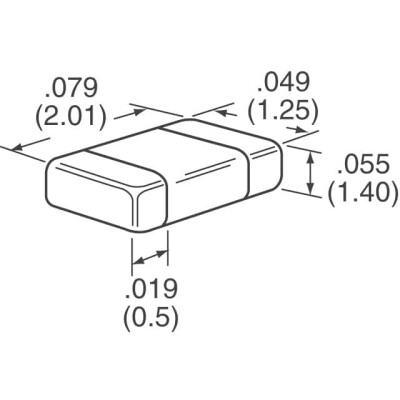 1 µF ±10% 10V Ceramic Capacitor X7R 0805 (2012 Metric) - 2