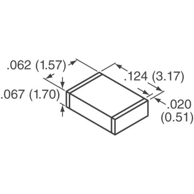 220 pF ±5% 2000V (2kV) Ceramic Capacitor C0G, NP0 1206 (3216 Metric) - 2