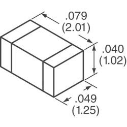 12 pF ±2% 200V Ceramic Capacitor C0G, NP0 0805 (2012 Metric) - KYOCERA AVX (1)