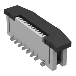 12 Position FFC, FPC Connector Contacts, Vertical - 1 Sided 0.020