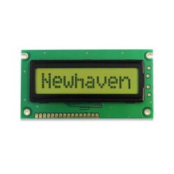 Character Display Module Reflective 5 x 8 Dots STN - Super-Twisted Nematic Without Backlight Parallel 84.00mm x 44.00mm x 9.00mm - Newhaven Display Intl