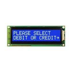 Character Display Module Transmissive 5 x 8 Dots STN - Super-Twisted Nematic LED - White Parallel 122.00mm x 44.00mm x 13.50mm - 1