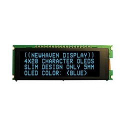 Character Display Module Passive 5 x 8 Dots OLED Parallel, 8-Bit, I2C, SPI 92.00mm x 31.50mm x 2.50mm - Newhaven Display Intl