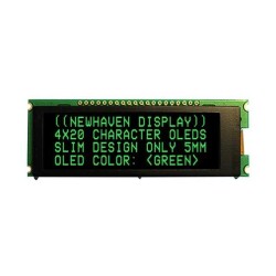Character Display Module Passive 5 x 8 Dots OLED Parallel, 8-Bit, I2C, SPI 92.00mm x 31.50mm x 2.50mm - Newhaven Display Intl