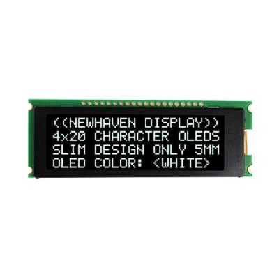 Character Display Module 5 x 8 Dots OLED Parallel, 8-Bit, I2C, SPI 92.00mm x 31.50mm x 6.50mm - 1