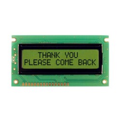 Character Display Module Reflective 5 x 8 Dots STN - Super-Twisted Nematic Without Backlight Parallel 84.00mm x 44.00mm x 9.00mm - 1