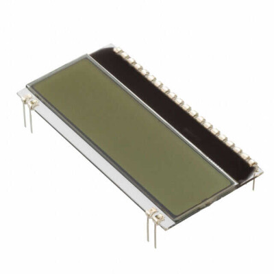 Character Display Module Transflective 5 x 8 Dots FSTN - Film Super-Twisted Nematic Without Backlight Parallel, 8-Bit, SPI 55.00mm x 27.94mm x 2.00mm - 1