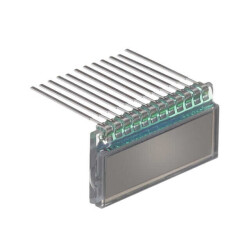 Character Display Module Transflective 7-Segment TN - Twisted Nematic Without Backlight 20.32mm x 10.16mm x 2.80mm - Lumex Opto Components Inc.