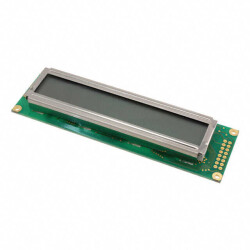 Character Display Module Transflective 5 x 8 Dots STN - Super-Twisted Nematic LED - Yellow/Green Parallel 118.00mm x 36.00mm x 12.70mm - Lumex Opto Components Inc.