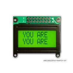 Character Display Module Transflective 5 x 8 Dots STN - Super-Twisted Nematic LED - Yellow/Green Parallel, 8-Bit 40.00mm x 35.50mm x 14.00mm - ORIENT DISPLAY