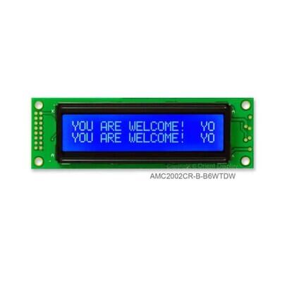 Character Display Module Transmissive 5 x 8 Dots STN - Super-Twisted Nematic LED - White Parallel, 8-Bit 116.00mm x 37.00mm x 14.50mm - 1