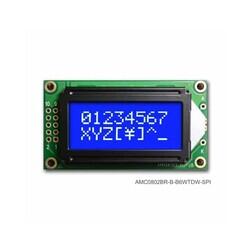 Character Display Module Transmissive 5 x 8 Dots STN - Super-Twisted Nematic LED - White SPI 58.00mm x 32.00mm x 14.00mm - 1