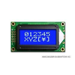 Character Display Module Transmissive 5 x 8 Dots STN - Super-Twisted Nematic LED - White I²C 58.00mm x 32.00mm x 14.00mm - ORIENT DISPLAY