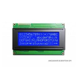 Character Display Module Transmissive 5 x 8 Dots STN - Super-Twisted Nematic LED - White SPI 98.00mm x 60.00mm x 13.50mm - 1