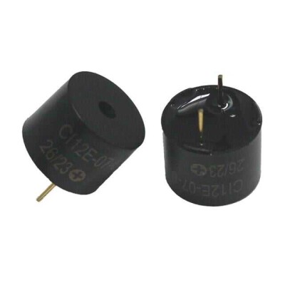 Buzzers Indicator, Internally Driven Magnetic 5 V 35mA 2.3kHz 95dB @ 5V, 10cm Through Hole PC Pins - 1