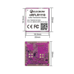 Elecrow nRFLR1110 Wireless Transceiver Module-Integrates Nordic nRF52840 and Semtech LR111 - 3