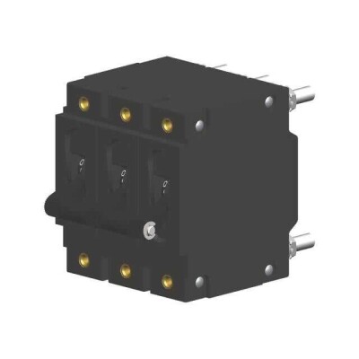 Circuit Breaker Magnetic (Hydraulic Delay) 30A 480 V AC 125 V DC Lever Panel Mount - 1