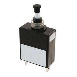 Circuit Breaker Magnetic (Hydraulic Delay) 10A 125 V AC 32 V DC Push-Pull Plunger Panel Mount - 1