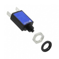 Circuit Breaker Thermal 1A 240 V AC 48 V DC Push to Reset Panel Mount - E-T-A