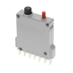 Circuit Breaker Thermal Magnetic 1A 250 V AC 65 V DC Push to Reset Panel Mount - E-T-A