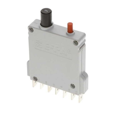 Circuit Breaker Thermal Magnetic 2A 250 V AC 65 V DC Push to Reset Panel Mount - 1