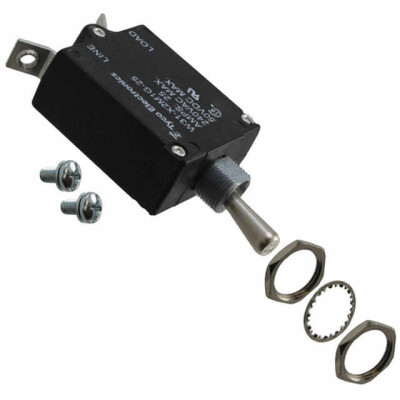 Circuit Breaker Thermal 10A 240 V AC 50 V DC Toggle Panel Mount - 1