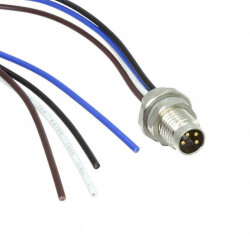 Circular Cable Assembly Unshielded 0.66' (200.00mm) - TE Connectivity AMP Connectors