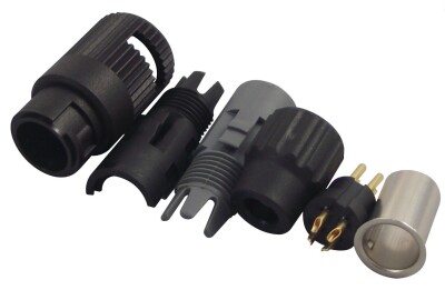 Circular Connector, Circular Industrial, 710 Series, Cable Mount Plug, 4 Contacts, Solder Pin - 4