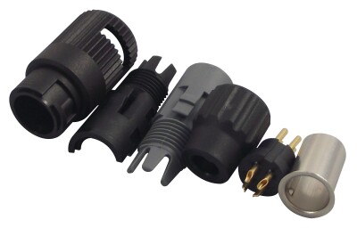 Circular Connector, Circular Industrial, 710 Series, Cable Mount Plug, 4 Contacts, Solder Pin - 1