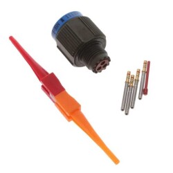 3 Position Circular Connector Plug, Female Sockets Crimp - Amphenol Aerospace Operations