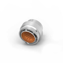 31 Position Circular Connector Plug Housing Free Hanging (In-Line) Coupling Nut - TE Connectivity Deutsch Connectors