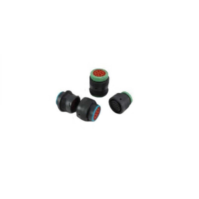 18 Position Circular Connector Plug Housing Free Hanging (In-Line) Coupling Nut - 1