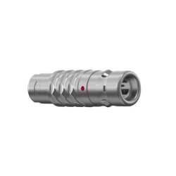 22 Position Circular Connector Plug, Male Pins Crimp - 1