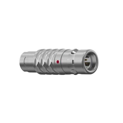 22 Position Circular Connector Plug, Male Pins Crimp - 1
