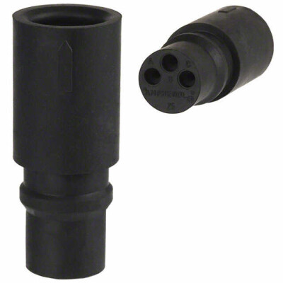 3 Position Circular Connector Receptacle Housing Free Hanging (In-Line) - 1