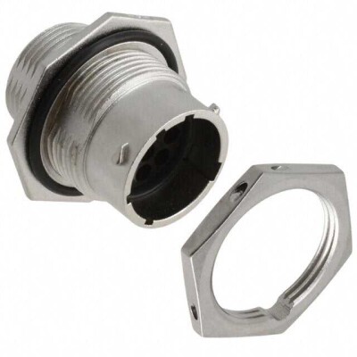 12 Position Circular Connector Receptacle Housing Panel Mount - 1