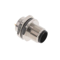 2 Position Circular Connector Receptacle, Male Pins Solder Cup - TE Connectivity AMP Connectors