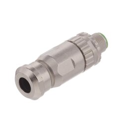 Circular Metric Connectors MALE M12X1 FLD AXIAL w/SCREW CONNECTION - Amphenol CONEC (1)