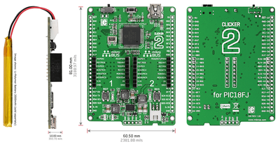 CLICKER 2 PIC18FJ EVAL BRD - 6